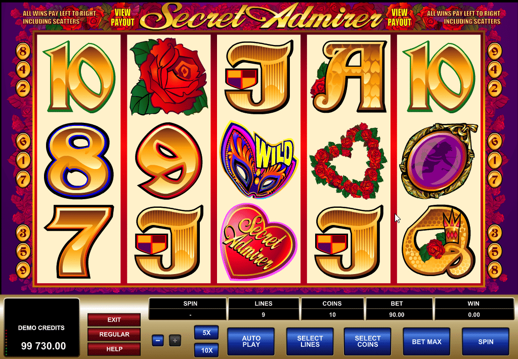 Royal Casino   Secret Admirer  Microgaming